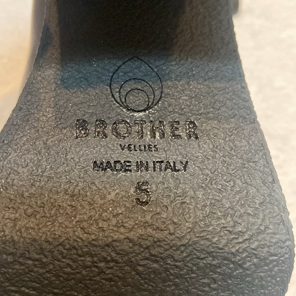 BROTHER VELLIES Empire Platform Boot Black Size 5 Made In Italy New In Box - Picture 5 of 9